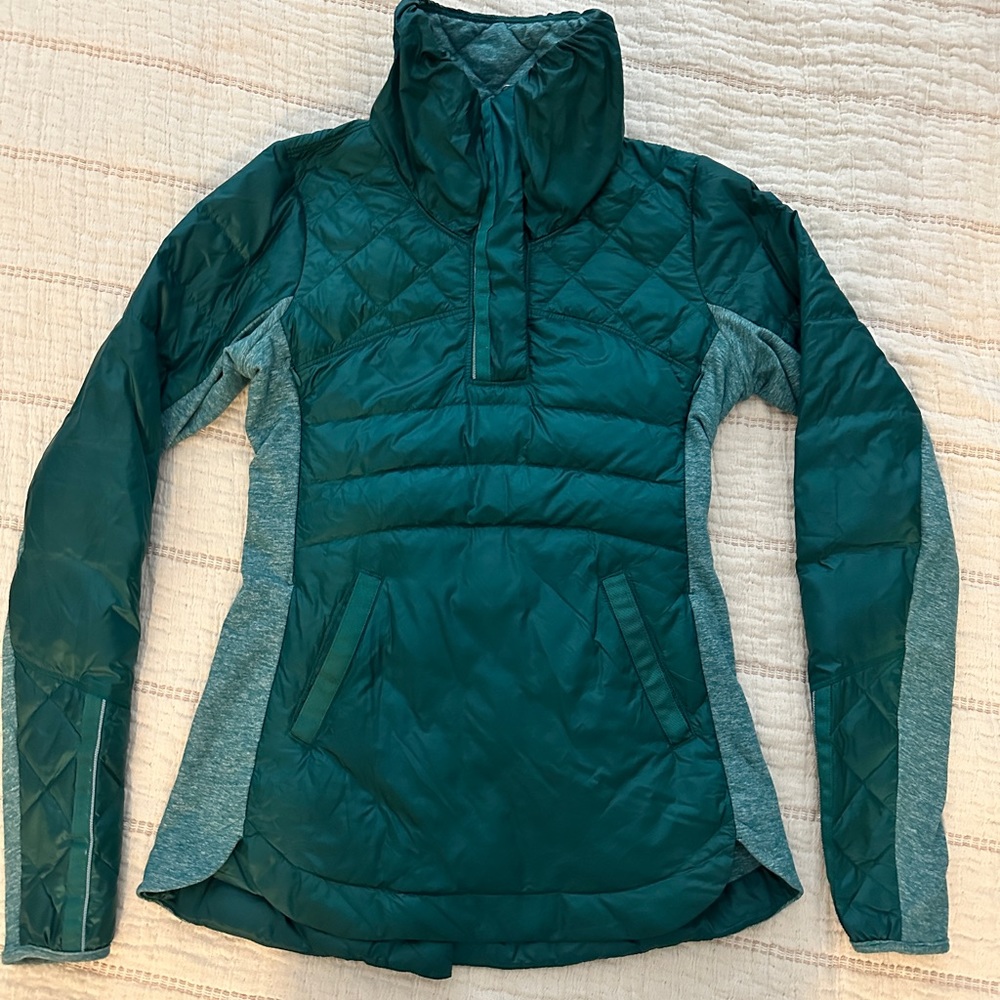 Lululemon quarter zip puffer jacket